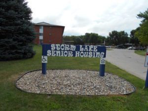 Storm Lake Senior Housing sign
