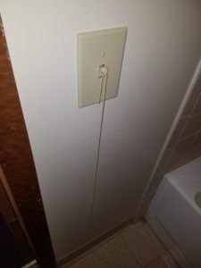 Pull Cord in bathroom