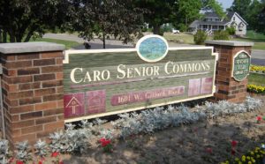 Caro Senior Commons sign
