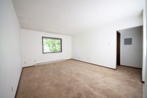 Ponderosa Apartments unit living room