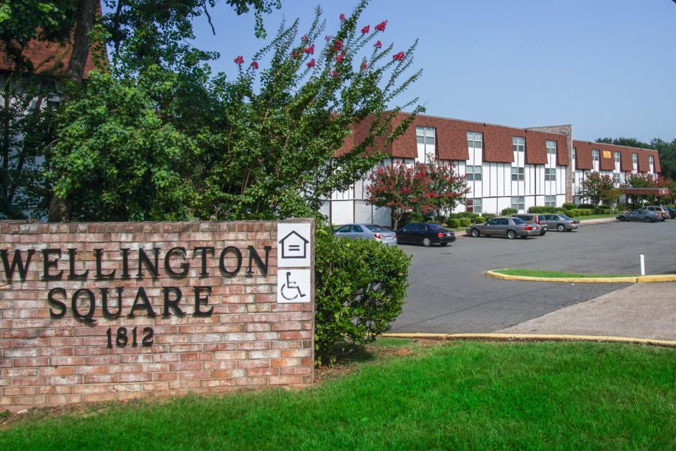 Wellington Square Apartments Signage