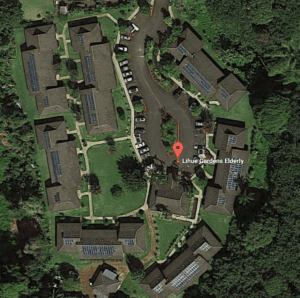 Lihue Gardens aerial map
