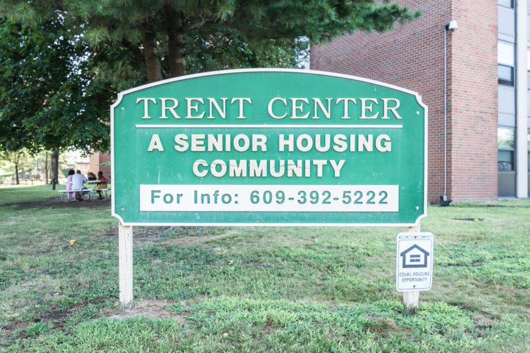 Trent Center housing sign