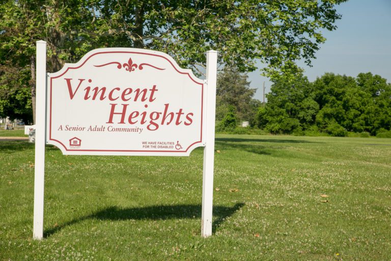 Vincent Heights sign