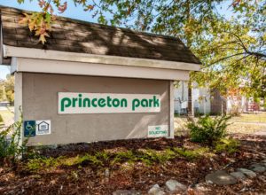 Princeton Park sign