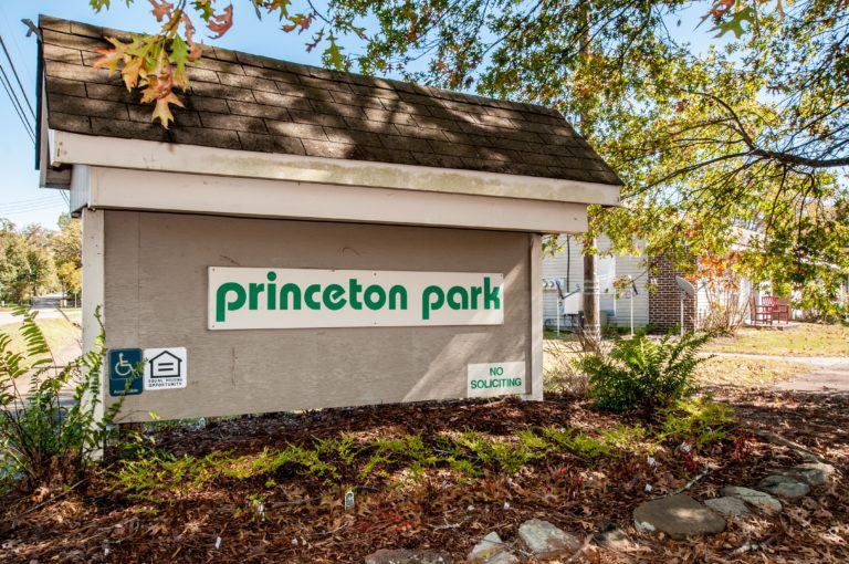 Princeton Park sign