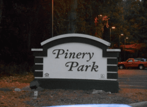 Pinery Park Sign