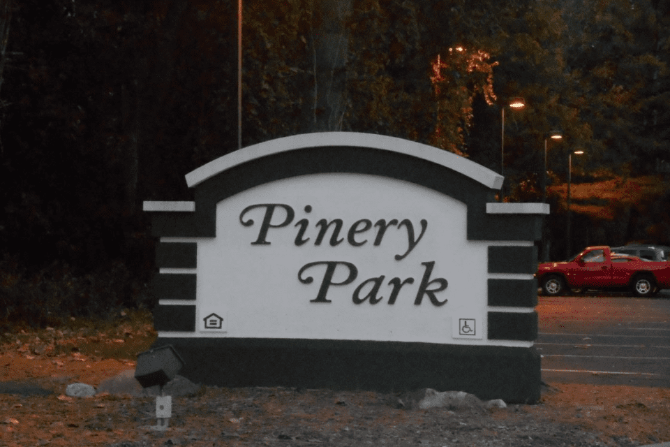 Pinery Park Sign