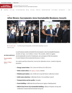 Sacramento Area Sustainable Business Awards
